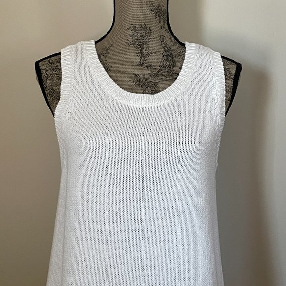 * SOLD *   fringed, knit tank top - Picture 2 of 13
